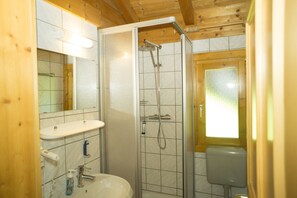 Shower, hair dryer