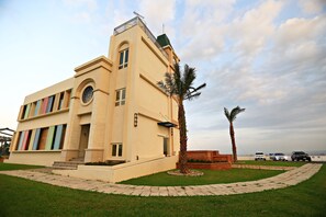 Voorkant van accommodatie