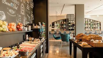 Daily buffet breakfast (EUR 14.50 per person)