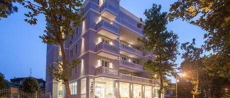 Façade de l’hébergement