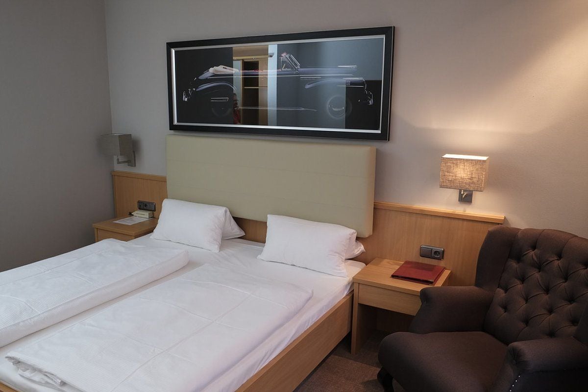 Standard Double Room | In-room safe, desk, soundproofing, cots/infant beds