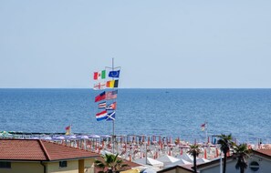 Blick von der Unterkunft