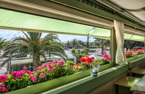 Blick von der Unterkunft