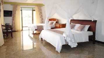 Premium bedding, minibar, in-room safe, desk