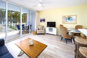 Smart TV, DVD player, books