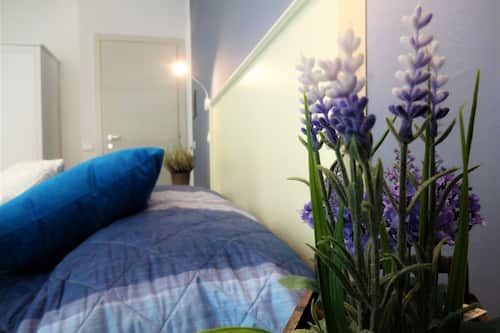 Classic-Doppelzimmer, mit Bad, Stadtblick | Hochwertige Bettwaren, Betten mit Memory-Foam-Matratzen, Schreibtisch
