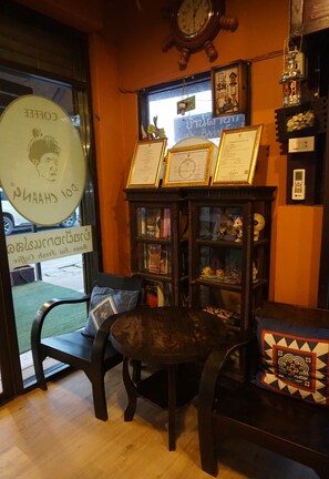 Sala de estar en el lobby