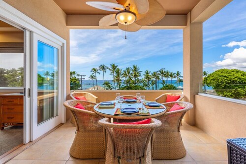 Aloha Condos, Beach Villas at Kahaluu, Villa 1-202, Beach View, AC