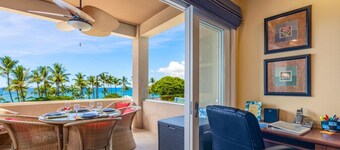 Aloha Condos, Beach Villas at Kahaluu, Villa 1-202, Beach View, AC