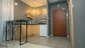 Design Studio Suite, 1 Bedroom, Non Smoking (Ks. Kard. Stefana Wyszynskiego 12) | Private kitchenette | Fridge, microwave, stovetop, coffee/tea maker