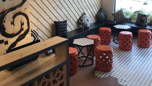 Sitteområde i lobbyen