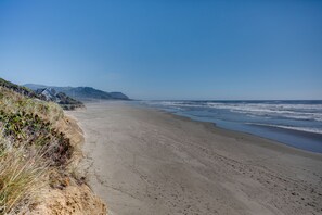 On the beach