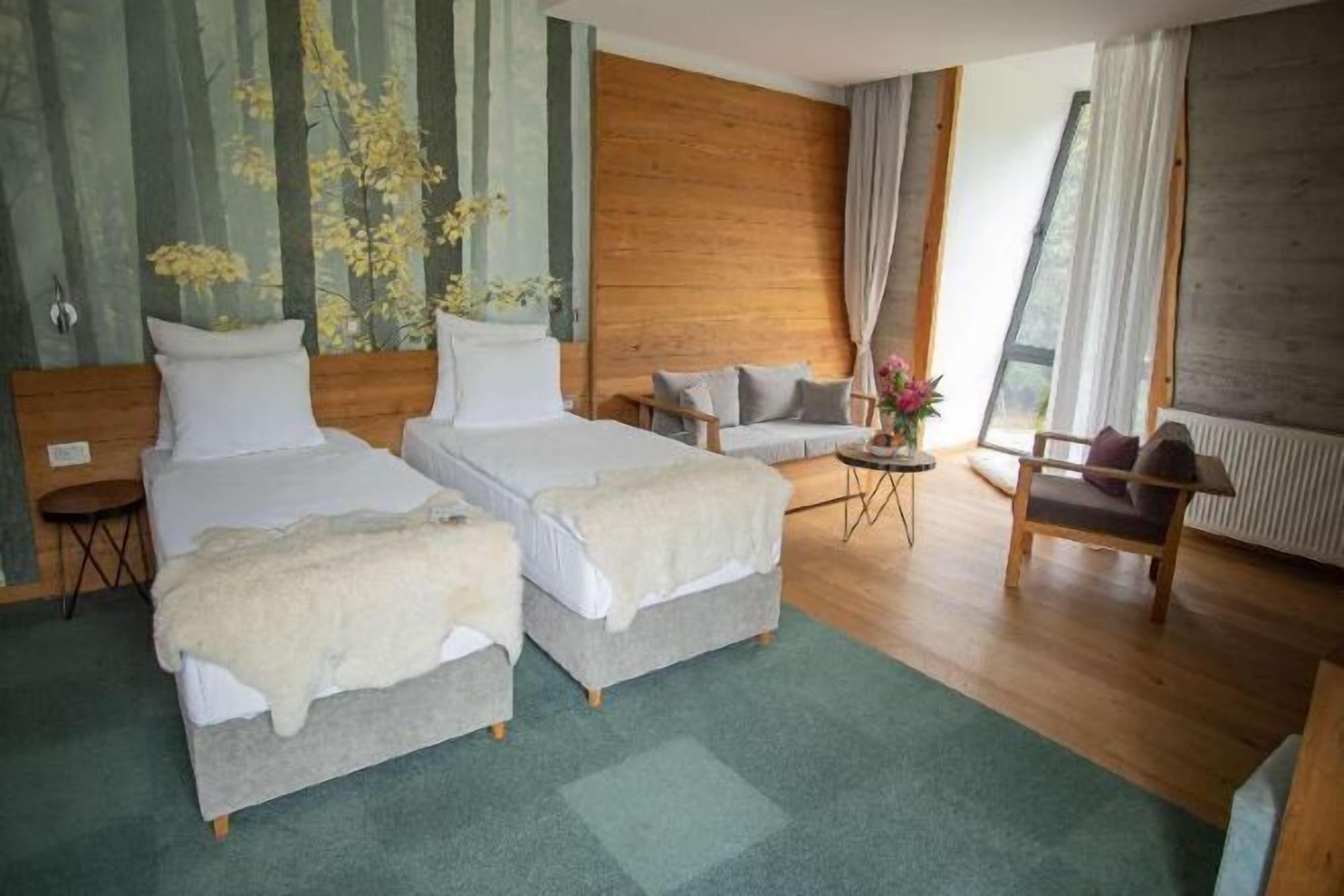 1 sovrum, minibar, värdeförvaringsskåp på rummet och skrivbord