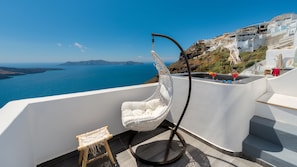 Chambre Double Deluxe (Caldera View) | Balcon