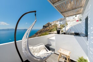 Terrace/patio - Katris Apartments (Santorini)