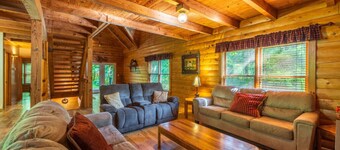 Cabine Sweet Cabin; kid & pet friendly; haut débit / câble / WiFi; affleurements rocheux 