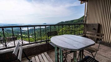 Family Room, Multiple Beds, Balcony, Sea View | Terrace/patio