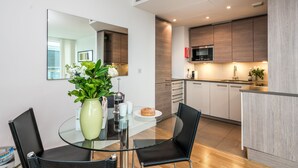 Premium Penthouse, 2 Double Beds, City View | Private kitchen