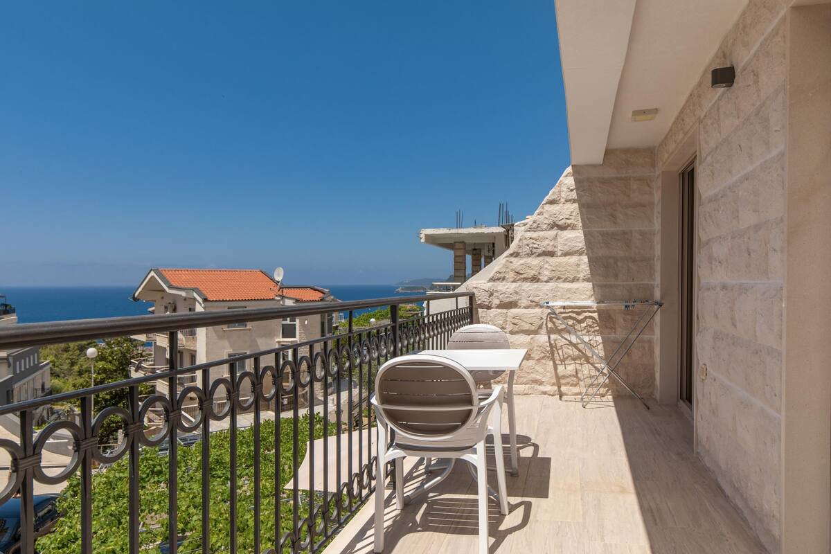 Estudio, balcón, vistas al mar | Terraza o patio