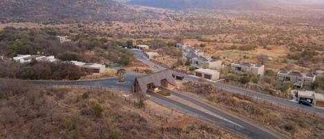 Blick von der Unterkunft