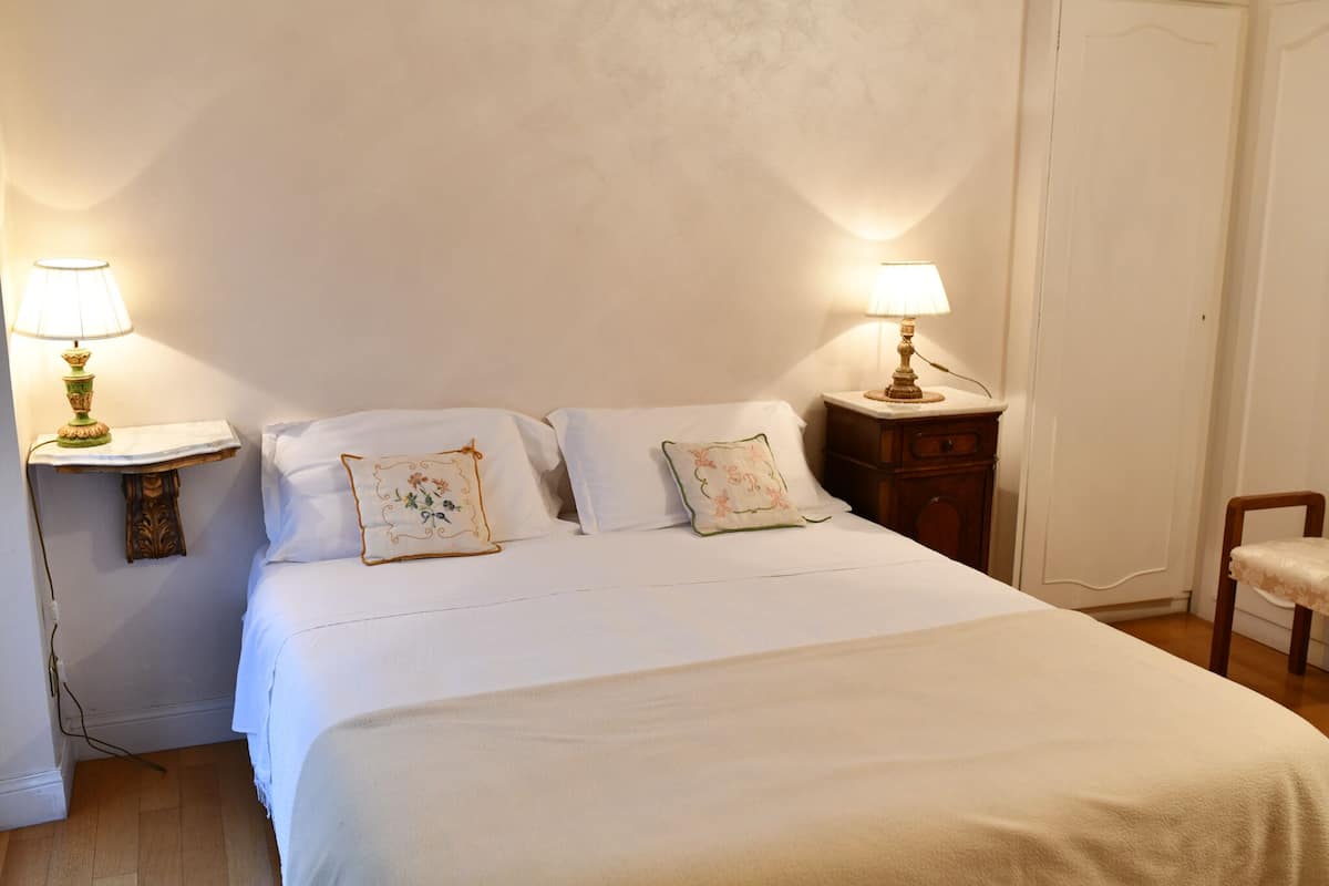 Chambre Double, balcon, vue parc