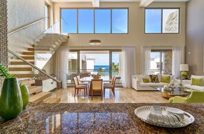 Luxury Penthouse, 3 Bedrooms | Living room - Costa Atlantica Beach Condos (Punta Cana)
