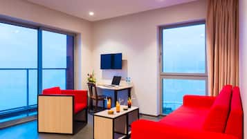 Appartement, 1 lit double | Coffres-forts dans les chambres