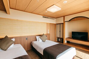 Tomannsrom, ikke-røyk (Ocean view, no bath) | Safe på rommet, wi-fi (inkludert) og sengetøy