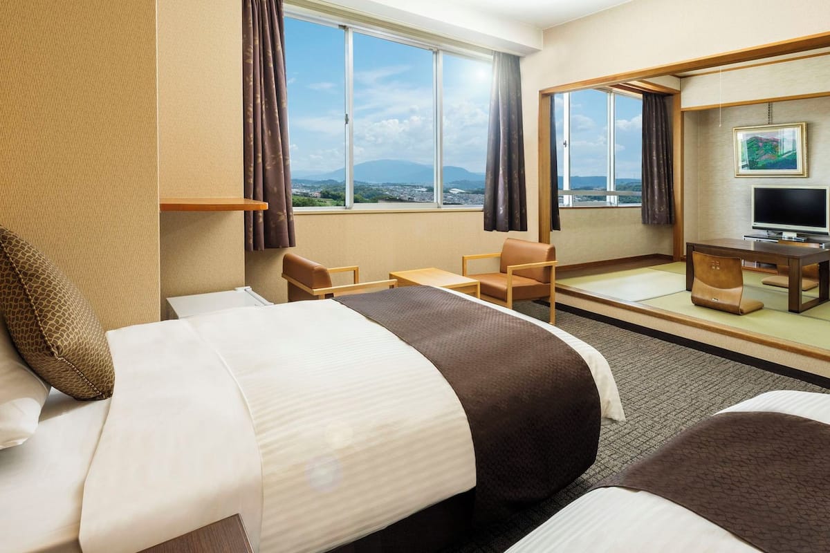 Japanese-Western style Room (With bath) Non Smoking | In-room safe, free WiFi, bed sheets