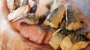 Daily buffet breakfast for a fee