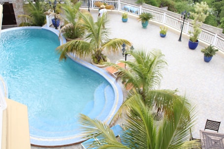 Outdoor pool. LEBON Appart Hotel