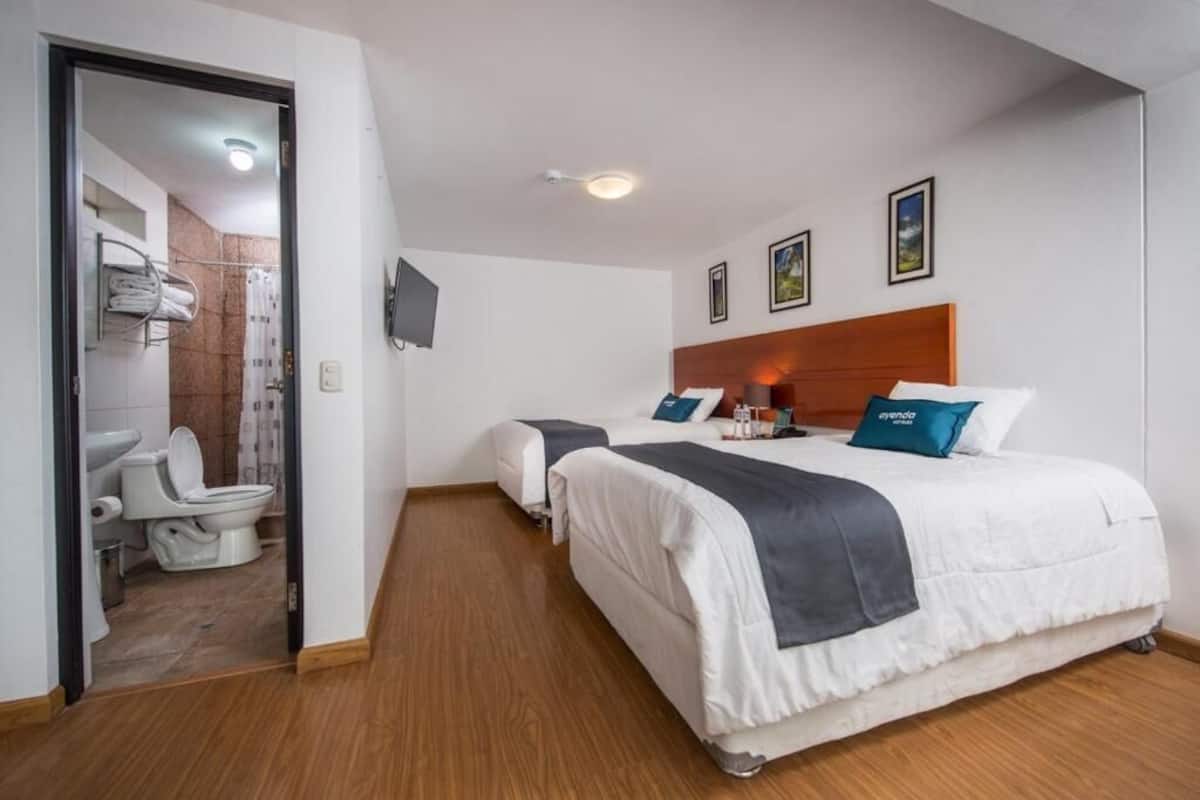Habitación estándar con 2 camas individuales | 1 habitación, caja de seguridad en la habitación y muebles diferentes