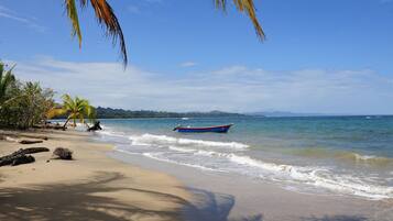 On the beach, snorkeling, surfing