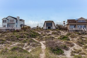 Exterior - Roomy Chalet-Style Beachfront Condo with Private Beach Access by RedAwning (Fernandina Beach)