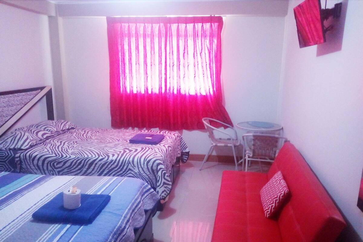 Soundproofing, free cots/infant beds, free rollaway beds, free WiFi