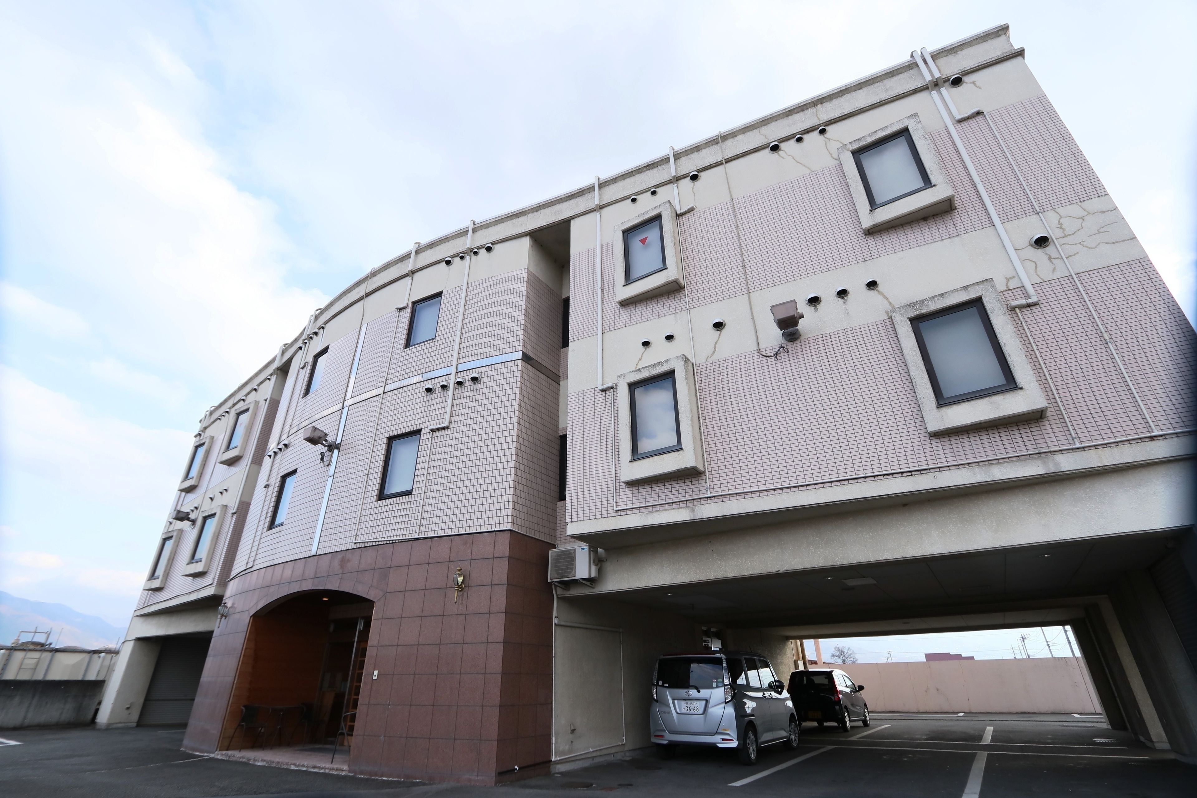 施設の正面