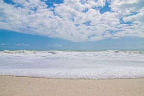 On the beach