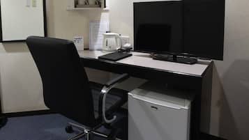Desk, WiFi (free), bed sheets