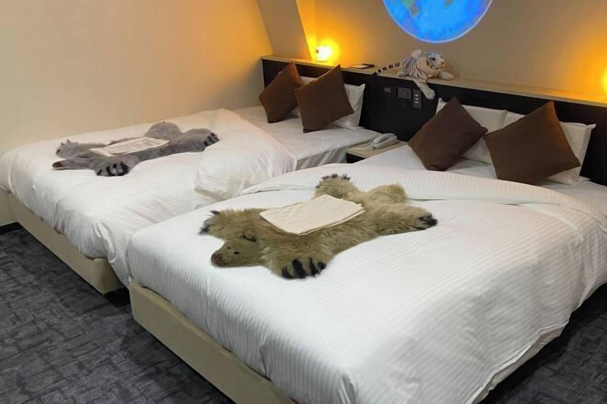 Desk, WiFi (free), bed sheets