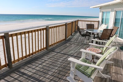Single-family home DIRECTLY on the BEACH!  RARE FIND!