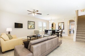 TV, video game console, DVD player