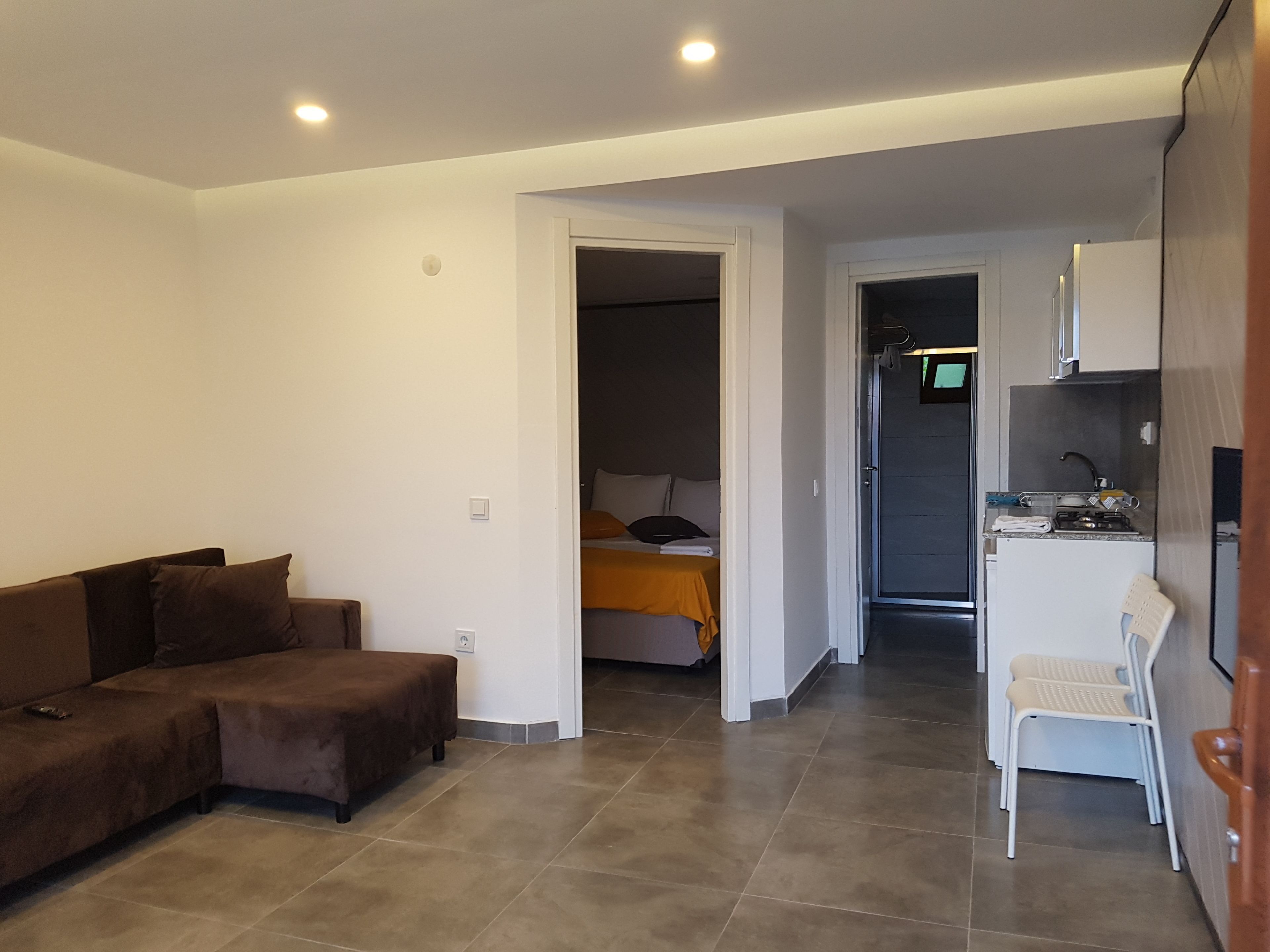 1 bedroom, desk, soundproofing, iron/ironing board