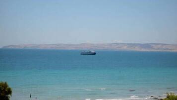 Sillas reclinables de playa, toallas de playa