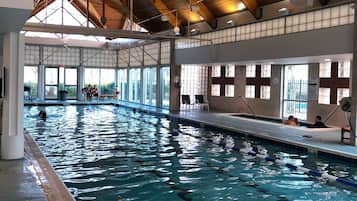 Indoor pool, outdoor pool