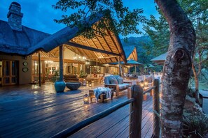 Front of property – evening/night