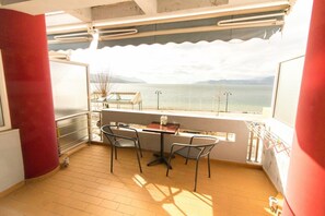 Blick von der Unterkunft