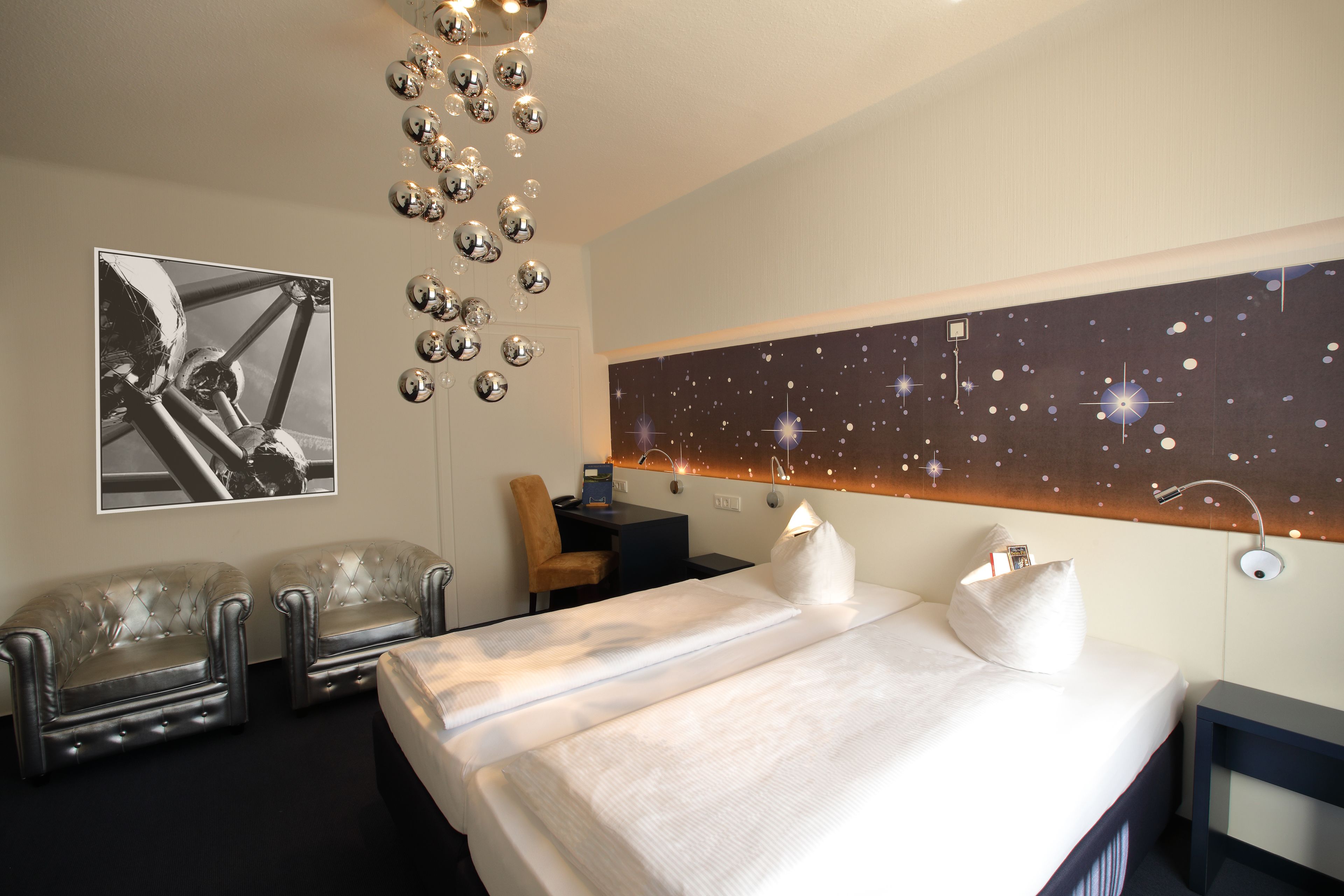 gallery double or twin room (near water) | premium bedding, in-room safe, individually decorated