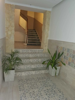 Interior entrance