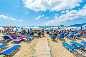 On the beach, beach bar