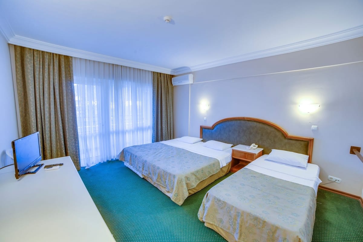 In-room safe, desk